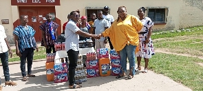 Hannah Ashade donated items to aged inmates of Kpando prisons