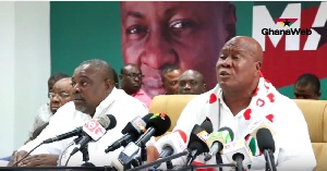 Chairman of the NDC, Mr. Kofi Portuphy at a press conference