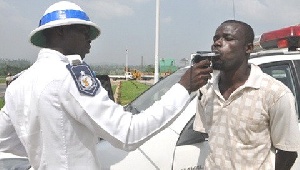 Police Test Drivers Alcohol