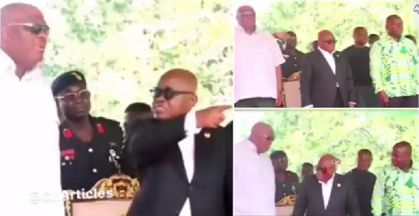 Akufo-Addo was angry that the chief did not stand for the National Anthem