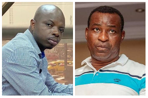 Kwame Baffoe (Abronye) (L) and Bernard Antwi Boasiako (Chairman Wontumi) (R)