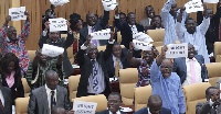 MPs will be disallowed from bringing placards to the august house