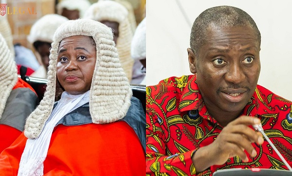 Gertrude Araba Sackey Torkono (L) and Alexander Afenyo-Markin (R)