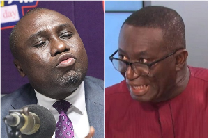 Gary Nimako (L) has accused Andy Appiah-Kubi (R) of lying about Wontumi's bill variation application