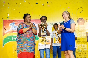 Rebecca Akufo Addo And Spelling Bee Champion
