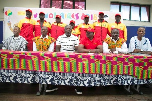 Ghana's team for the Youth Olympics