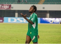 Yahaya Mohammed  scored three goals for Aduana yesterday