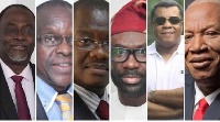 The six aspirants raised concerns about the electoral roll to be used for the February 23 exercise