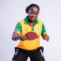 Eva Adom-Amankwaa is a top female table tennis professional