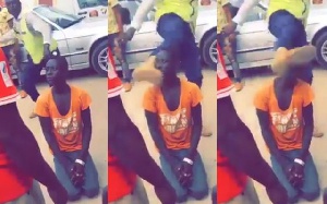 A video has gone viral showing a young man brutally assaulted by a city guard