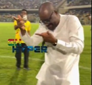 Kurt Okraku jubilated after Black Stars beat Comoros