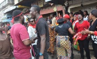 Traders in Kumasi Central Market are appealing to the Police to provide them with security