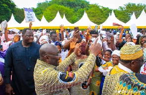 Vice President Alhaji Dr Mahamudu Bawumia with members of the Methodist church