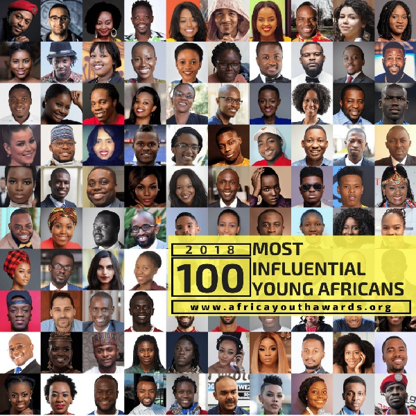 Pictures of some personalities who have been named as Most Influential Young Africans