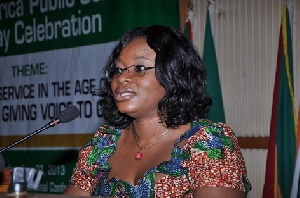 Mrs Charlotte Osei, EC Chair