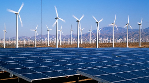 File photo of a renewable energy plant