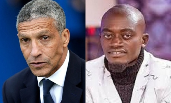 former Black Stars head coach, Chris Hughton and Ghanaian actor, LilWin