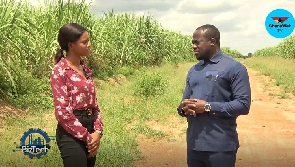 Deputy Director of Lands and Impact at BPA, Eric Opoku Acheampong with BizTech host