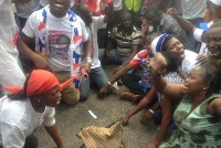 Supporters of the party have since Tuesday besieged the Kumasi Central Police Station