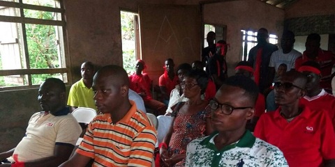 Some aggrieved youth of Anlo in the Keta Municipality of the Volta region