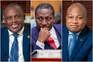 Samuel Nartey George, Alexander Kwamina Afenyo-Markin and  Samuel Okudzeto Ablakwa