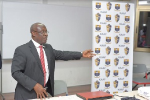 Head of the Department of Law, (KUC), Mr. Tawia Akyea