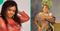 Toyosi Adesanya (L) has shared how Iyabo Ojo (R) stood by her when she was being mocked