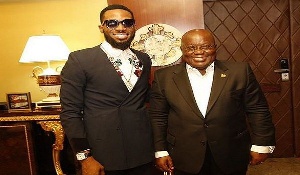 D-Banj and President Akufo-Addo