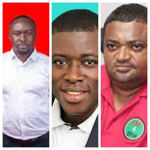 Malik Basintale,  Joseph Yamin and Elikem Kotoko