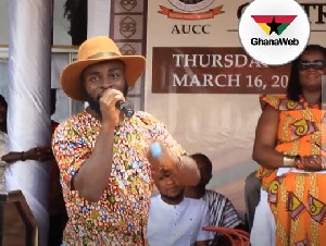 M.anifest performing at the launch of Ama Ata Aidoo Centre for Creative Writing