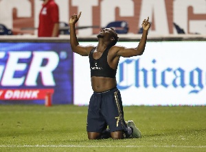 David Accam scored the winning goal seconds before the final whistle