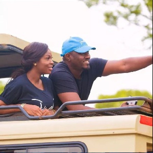 John Dumelo And Wife1