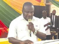 Abubakari Sadiq is the DCE for Ahafo Ano South West District Assembly