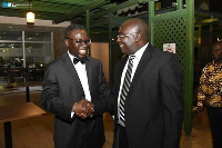 VP Mahamudu Bawumia and senior aide Prof. Kwaku Appiah-Adu