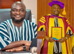 Davis Opoku Ansah (L) said Ibrahim Mahama (R) saved his life back in 2020