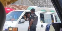 File photo of a police captured with a driver