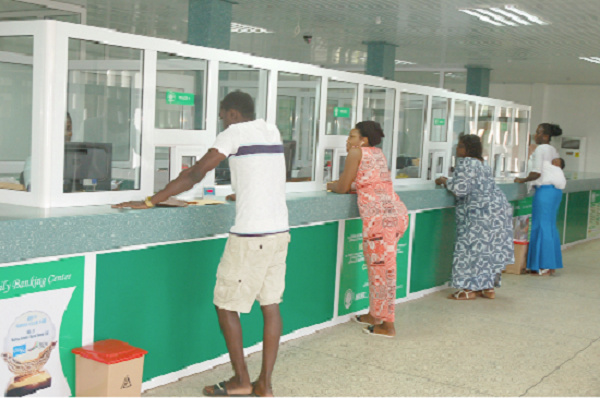 Banks have scaled-up security to protect customers. File photo