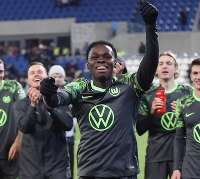 Jeremy was adorned with the captain's armband for Wolfsburg's U19 team