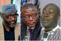 L-R: Yaw Ampofo Ankrah, Kofi Adams and Yaw Gyamfi Kusi Awere
