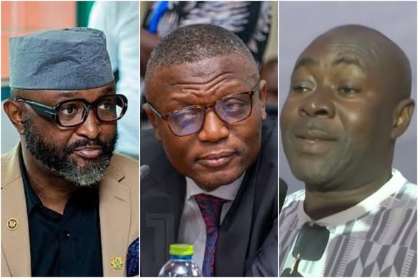 L-R: Yaw Ampofo Ankrah, Kofi Adams and Yaw Gyamfi Kusi Awere