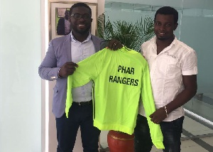 Phar Rangers signed Eric Nii Baah as goalkeeper and coach.