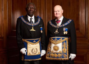 Former President, Agyekum Kufuor, has been appointed a Senior Grand Warden of the United Grand Lodge