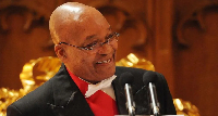 Then-President Jacob Zuma was on a state visit to the UK in 2010