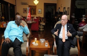 Nana Akufo-Addo with Ambassador Robert Porter Jackson