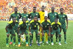 Senegal Teranga Lions lineup before a game