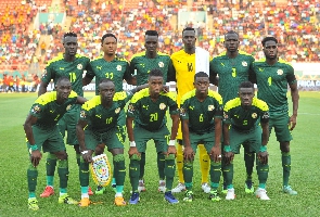 Senegal Teranga Lions Lineup Before A Game.jfif