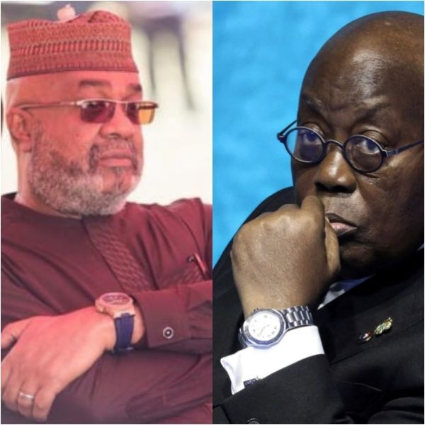 Alhaji Sinare and President Nana Addo Dankwa Akufo-Addo