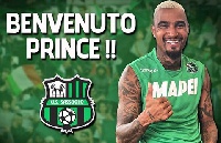 Kevin-Prince Boateng has completed his switch to Sassuolo