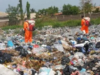 The disinfection exercise was carried out at major refuse dumps