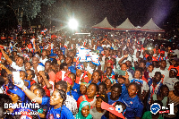 Dr. Mahamudu Bawumia was in the Volta Region to campaign